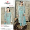 R 601 Nx By Ramsha Embroidery Georgette Pakistani Suits Wholesale Shop In Surat